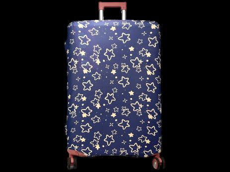 Чехол для чемодана Aoleisi с фастексом для фиксации на чемодане 28-5, синий Чехол для чемодана Aoleisi с фастексом для фиксации на чемодане 28-5, синий