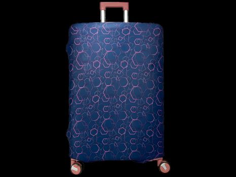 Чохол для валізи Aoleisi з фастексом синій 28-4 Чохол для валізи Aoleisi з фастексом синій 28-4