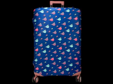 Чехол с фастексом для чемодана Aoleisi для улучшенной фиксации, 28-6 синий Чехол с фастексом для чемодана Aoleisi для улучшенной фиксации, 28-6 синий