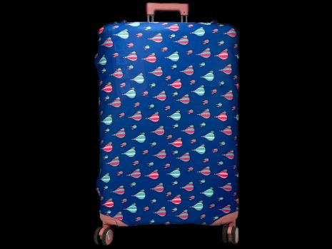 Чохол для валізи Aoleisi з фастексом для покращеної фіксації на валізі 28-6, синій