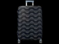 Чехол для чемодана Aoleisi с фастексом для лучшей фиксации, размер 24-3, черный Чехол для чемодана Aoleisi с фастексом для лучшей фиксации, размер 24-3, черный