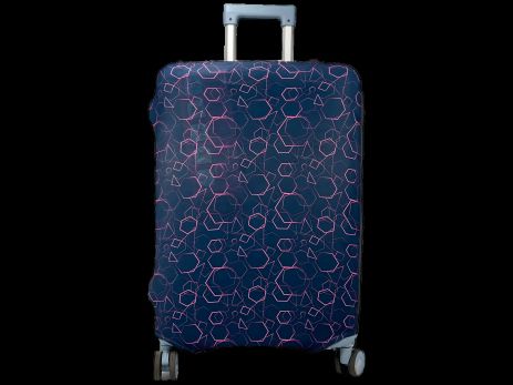 Чехол для чемодана Aoleisi с фастексом, синий Чехол для чемодана Aoleisi с фастексом, синий