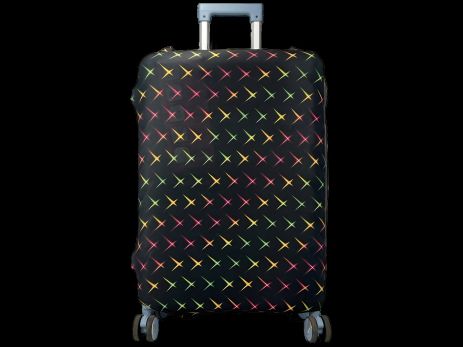 Фиксирующий чехол Aoleisi для чемодана 24-4, черный Фиксирующий чехол Aoleisi для чемодана 24-4, черный