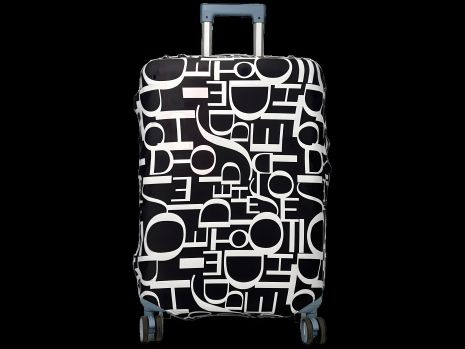 Унікальний чохол для валізи Aoleisi з фастексом 24-7 чорний для кращої фіксації
