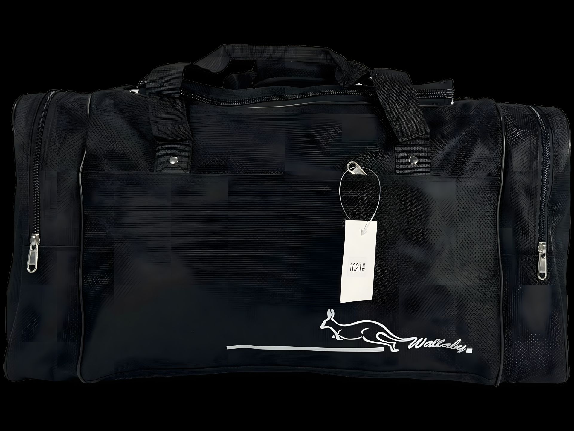 Дорожная сумка Wallaby, четыре отделения, черная модель 1021 Дорожная сумка Wallaby, четыре отделения, черная модель 1021