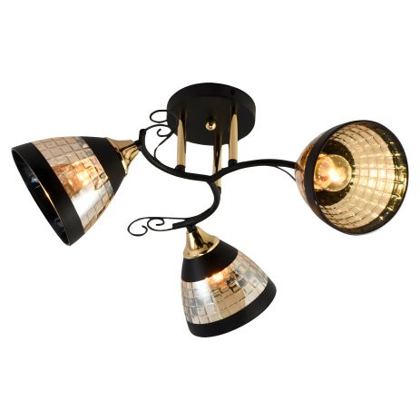 Стельова люстра V XA1437/3 BK+FGD Стельова люстра V XA1437/3 BK+FGD