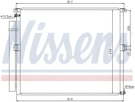 Конденсор радіатор кондиціонера TOYOTA FJ, NISSENS (940106) Конденсор радіатор кондиціонера TOYOTA FJ, NISSENS (940106)