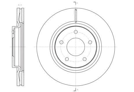 Гальмівний диск NISSAN PULSAR, REMSA (6158010) Гальмівний диск NISSAN PULSAR, REMSA (6158010)