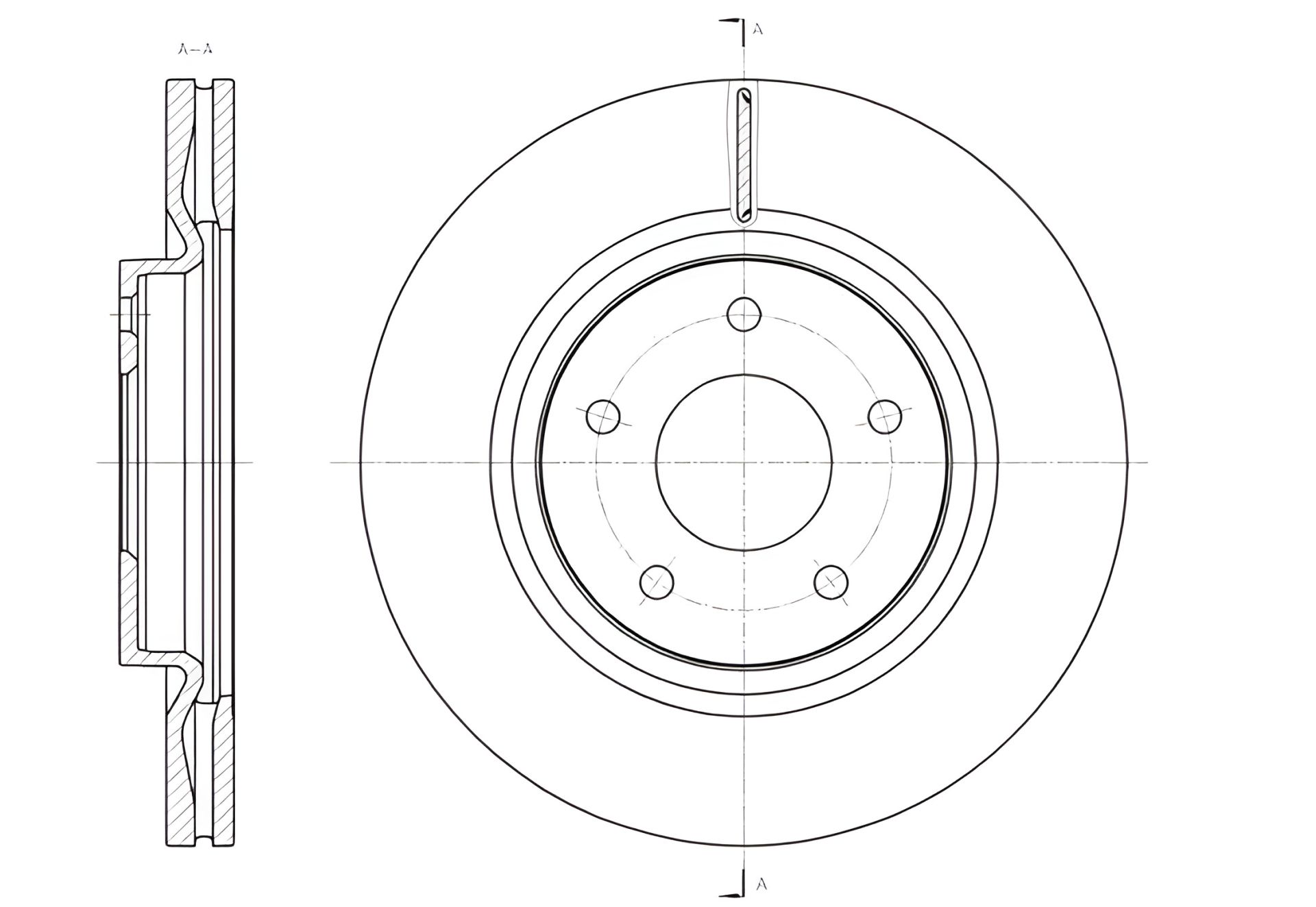 Гальмівний диск NISSAN PULSAR, REMSA (6158010) Гальмівний диск NISSAN PULSAR, REMSA (6158010)