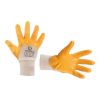Перчатка х/б трикотаж c покрытием 3/4 из нитрила, 9", 120 пар, желтая INTERTOOL SP-0109W