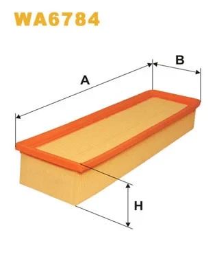 Фильтр воздушный IRAN KHODRO, PEUGEOT 301, WIXFILTRON (WA6784)