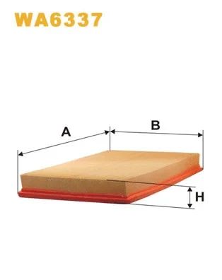 Фільтр повітряний CHEVROLET VECTRA, WIX FILTERS (WA6337)