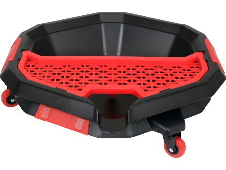 Поліпропіленова миска для зливу олії, V=8 л, на колесах, Yato YT-06992