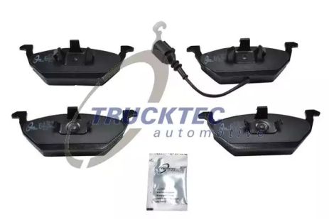 Комплект гальмівних колодок, дискове гальмо SEAT ALTEA, VW BEETLE, TRUCKTEC (0735103)