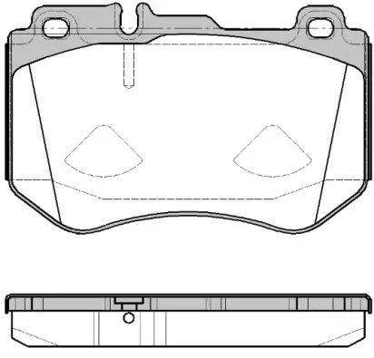 Комплект тормозных колодок, дисковый тормоз MERCEDES-BENZ C-CLASS, WOKING (P1491300)