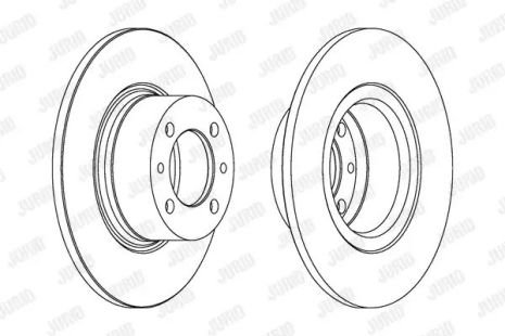Диск гальмівний LADA TOSCANA, JURID (561074J)