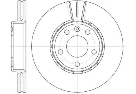 Диск тормозной NISSAN PRIMASTAR, OPEL VIVARO, REMSA (668210)