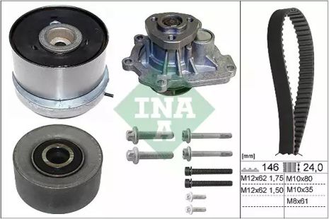 Помпа + комплект ременя ГРМ SAAB 9-5, OPEL Astra (530072430)