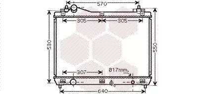 Suzuki Grand Vitara, Van Wezel (52002100) Радіатор охолодження двигуна