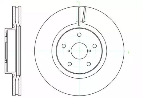 Диск тормозной SUBARU TRIBECA, REMSA (6104110)