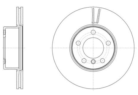 Диск тормозной BMW (BRILLIANCE), REMSA (6149610)