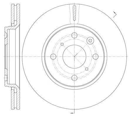 Brake Geely Panda, Toyota Aygo, REMSA (6100310)