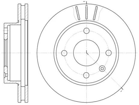 Brake Ford USA, Opel Corsa, REMSA (609710)