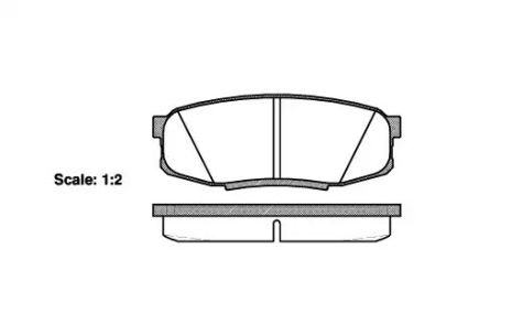 Набір гальмівних майданчиків, диск Brake Lexus LX, Toyota Land Cruiser, REMSA (127200)