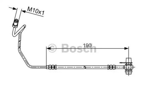 Brake Skoda Superb, Audi A6, Bosch (1987481535)