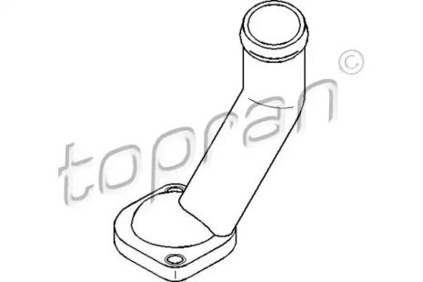 Фланець системи охолодження SKODA OCTAVIA, AUDI A3, TOPRAN (108189)