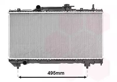 Радиатор охлаждения двигателя TOYOTA CARINA, Van Wezel (53002141)