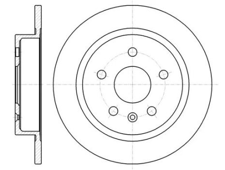 Brake Saab 9-5, Buick (SGM), REMSA (6127900)