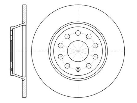 Brake Mitsubishi Pajero, Skoda Superb, REMSA (697300)