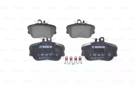 Набір гальмівних майданчиків, диск-гальмо Mercedes-Benz C-Class, Bosch (0986460977)