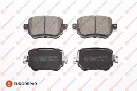 Комплект тормозных колодок, дисковый тормоз SKODA OCTAVIA, SEAT LEON, EUROREPAR (1639376780)