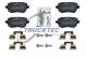 Комплект тормозных колодок, дисковый тормоз SKODA SUPERB, SEAT LEON, TRUCKTEC (0735138)