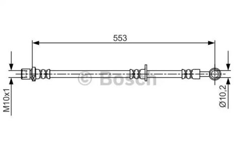 Brake Subaru Forester, Bosch (1987481710)