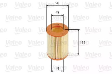 Повітряний фільтр Smart Fortwo, Valeo (585681)