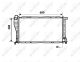Радіатор охолодження двигуна BMW 5, NRF (53723)