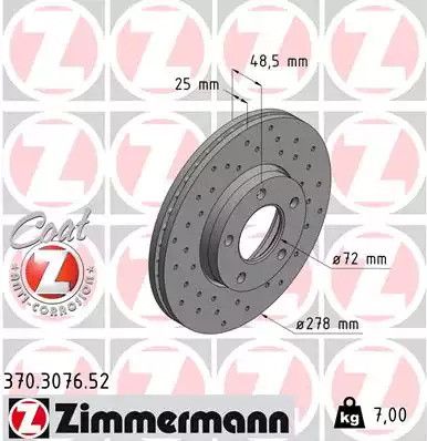 Brake Mazda 5, Zimmermann (370307652)