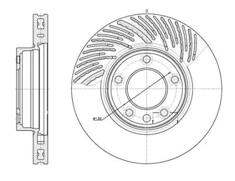 Диск тормозной VW TOUAREG, PORSCHE CAYENNE, REMSA (677310)