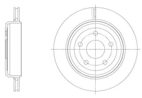 Диск гальмівний JEEP GRAND CHEROKEE, Road House (6151310)
