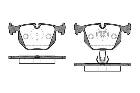 Гальмівні колодки Set, Alpina D3, Land Rover, REMSA (038120)