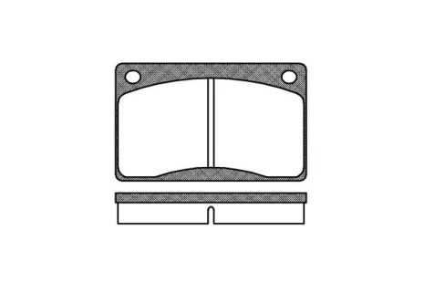 Комплект тормозных колодок, дисковый тормоз VOLVO 260, REMSA (004230)