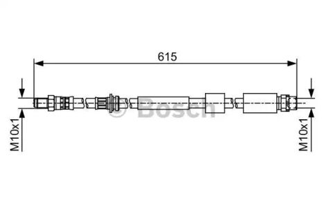 BRAKE BMW 3, BOSCH (1987481615)