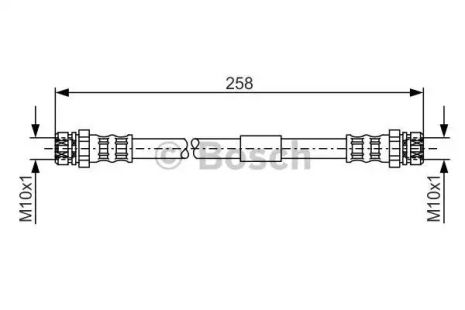 Brake Hose VW Beetle, Bosch (1987481369)