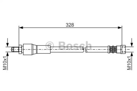 Брейк-шланг Mercedes-Benz Vito, Bosch (1987481001)