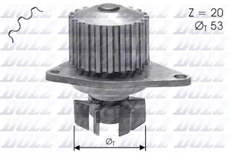 Помпа, водяной насос CITROËN XSARA, ROVER 100, DOLZ (C110)