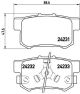 Набір гальмівних колодок, Honda Stepwgn, Brembo (P28051) Диск.