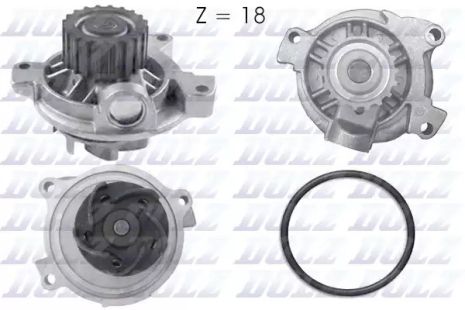 Помпа, водяной насос VW LT, VOLVO V70, DOLZ (A178)